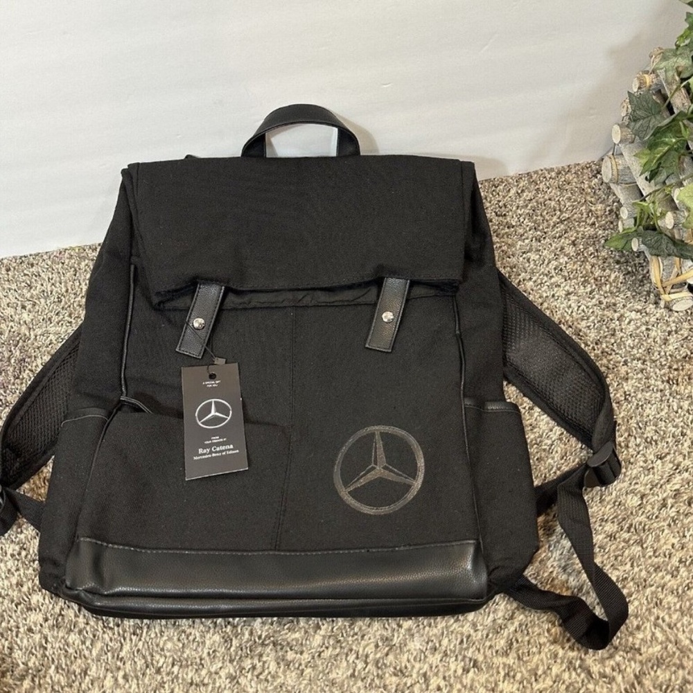 NEW MERCEDES BENZ CANVAS BAG BACKPACK LAPTOP BAG